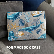 Marine Life Laptop Case For Macbook Air 13 2025 Case M2 M3 M4 Chip MEO A304 Cover for Air 15 M4 2025 A3241 M3 M2 15.3 Case