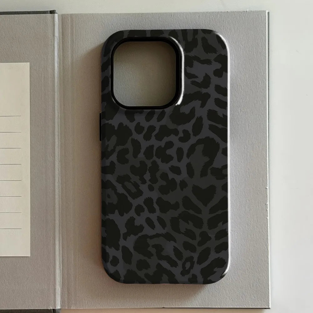 Luxury Clmj Art Cute animals Phone Case for iPhone 17 16e 16 15 14 13 12 11 X XS XR XSMAX 8 Air Pro Max Plus Double-layer Cover