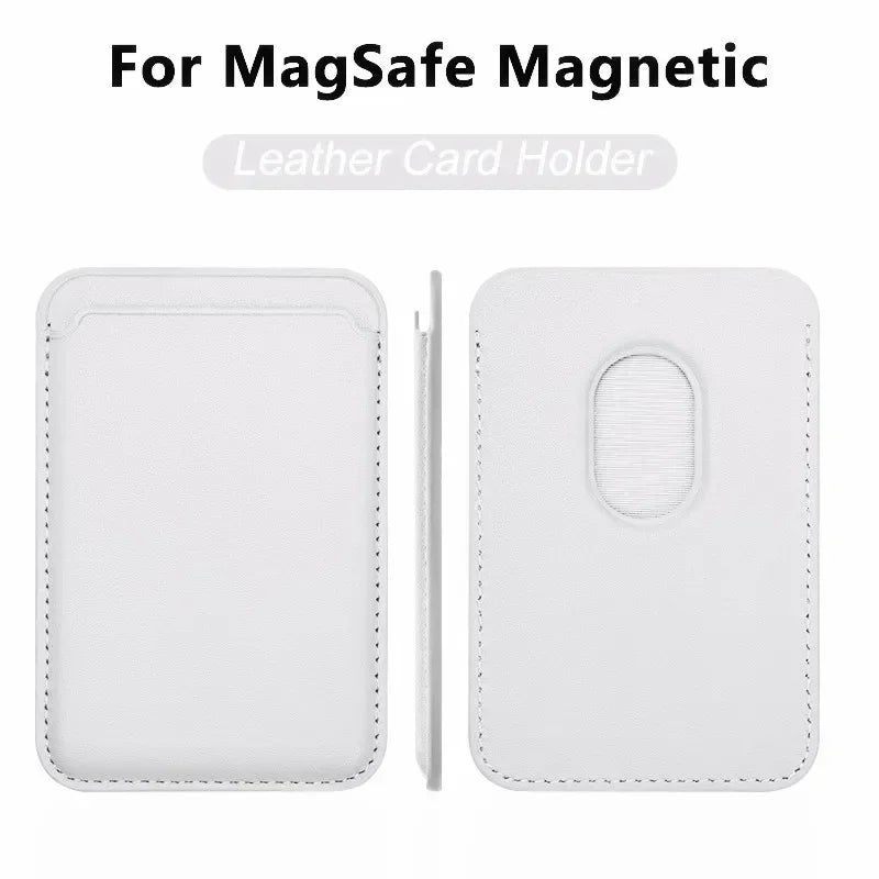 For Magsafe Accessories Magnetic Wallet Holder Leather Case For iPhone 13 12 14 15 16 17 Pro Max Card Holder Phone Purse Cover