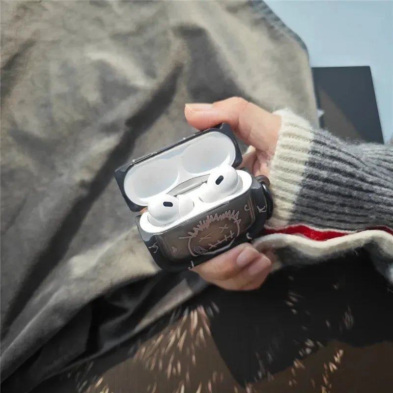 Trend Transparent Protection Bluetooth Wireless Headset Cases For Airpods Pro 3 4 Pro3 Pro2 Shockproof Headphones Cover Box