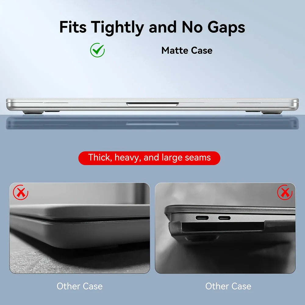 Matte Laptop Case For MacBook Air 13.6 M5 M4 M3 M2 Case MacBook Neo A3404 Pro 13.3 14.2 M5 M4 Chip Air 15.3 13.3 inch Case Cover