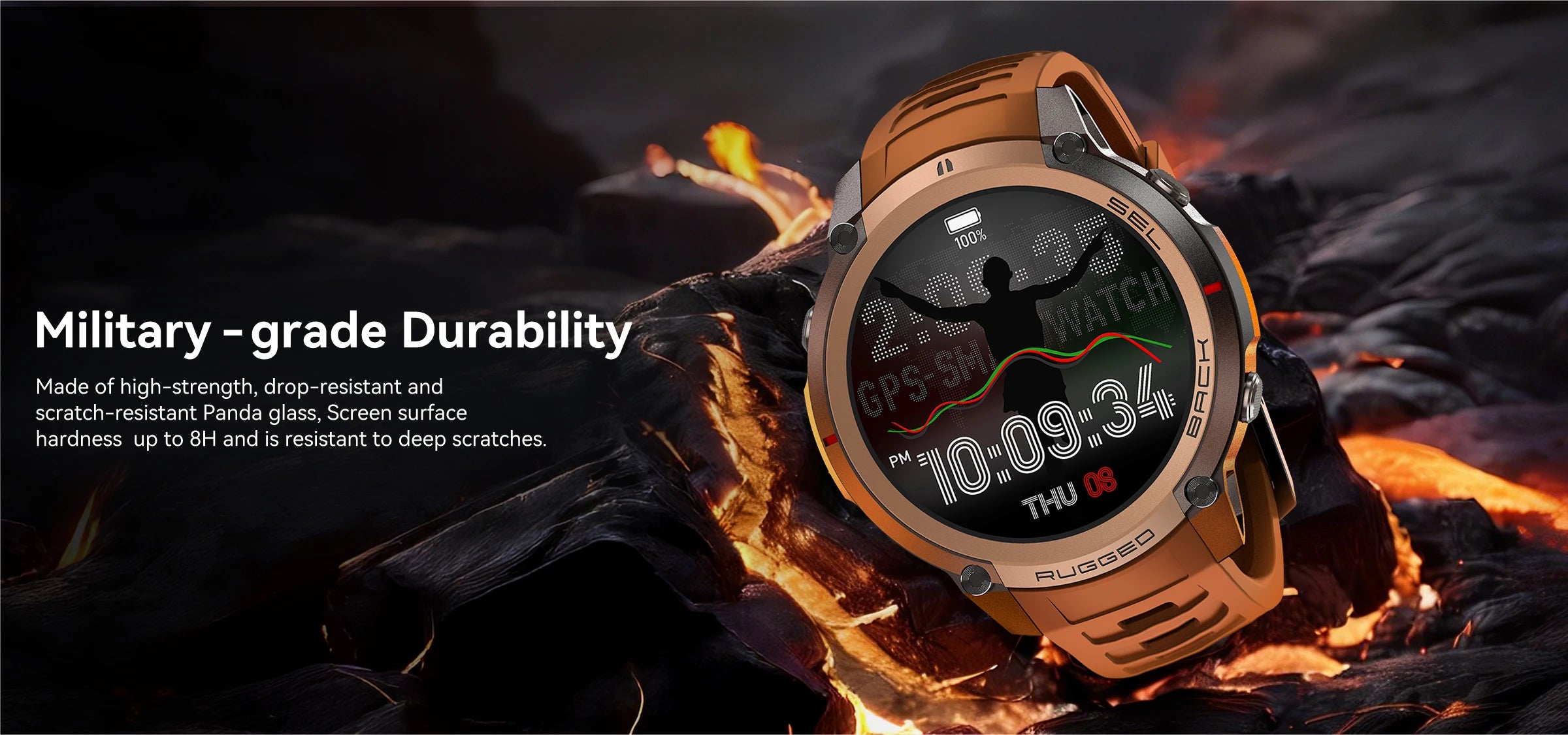 2026 Military Satellite Offline Map GPS Smart Watch Men 1.43''AMOLED Bluetooth Call Compass 5ATM Waterproof 170+Sport Smartwatch