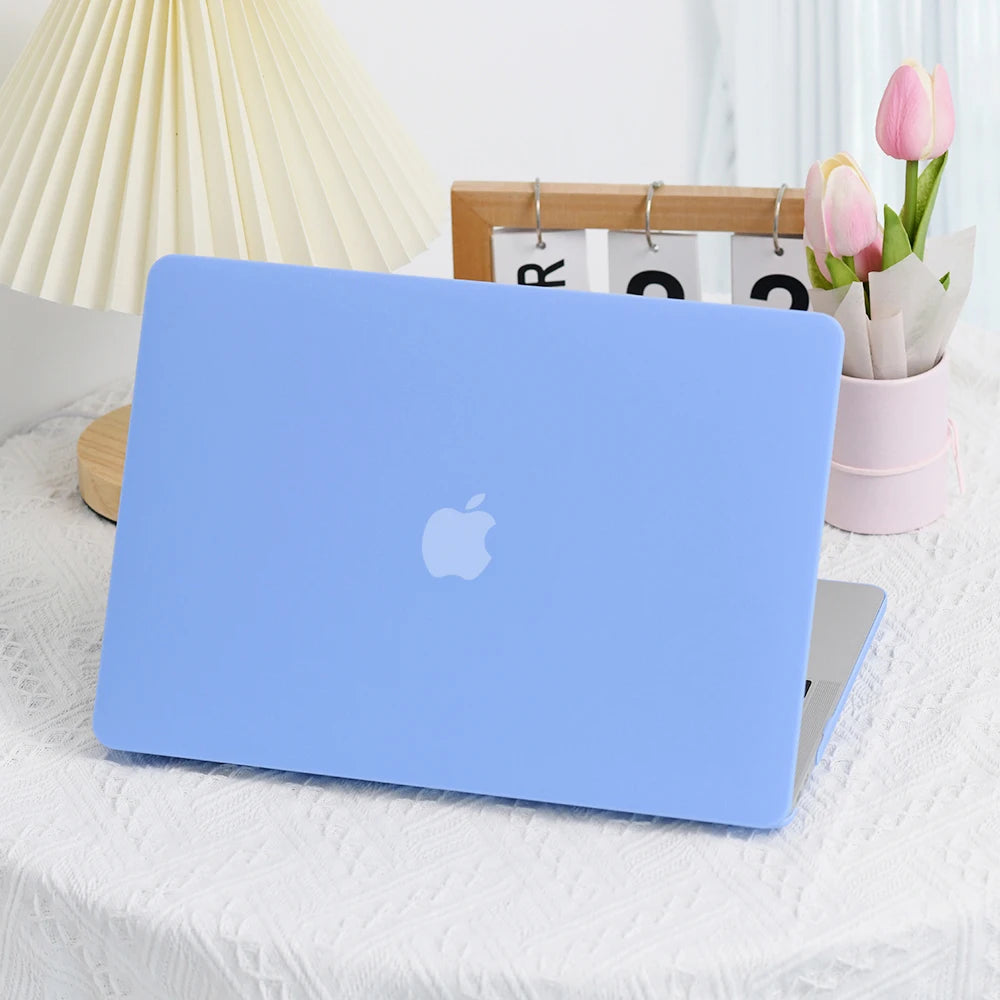 Frosted Laptop Case For Macbook Air 13 A2337 A1466 For Mac M1 Chip Pro 13 A2338 For Macbook Pro 14.2 16.2 Matte Protective Cover