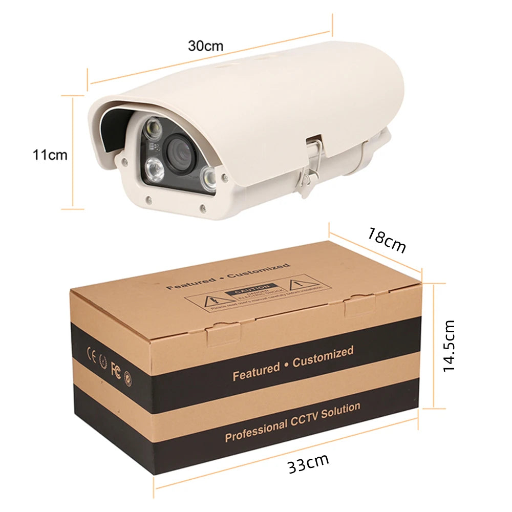 5MP LPR IP Camera Varifocal Lens 5MP IP Vehicles License Number Plate Recognition LPR Camera Outdoor For Highway Parking Lot