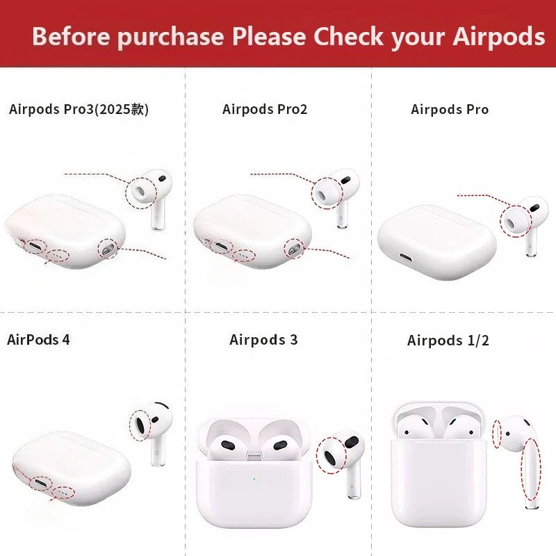 Painted Snow Mountain Headphone Protective Case, Suitable for AirPods 4/3/2/1/Pro2/Pro/Pro3 New Shockproof Protective Case