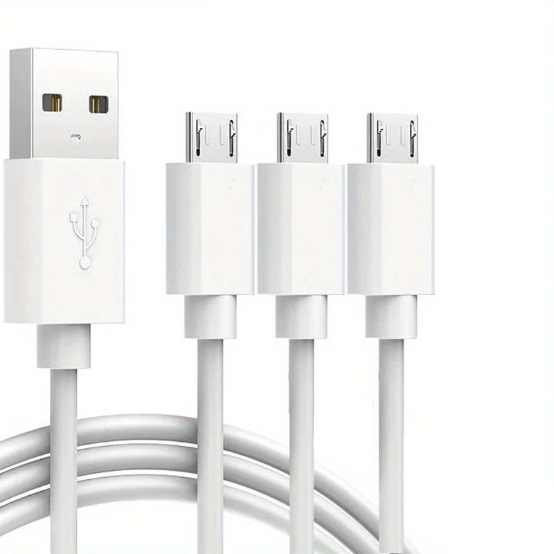 1M/3FT USB A to Micro Charging Cable--3 Pack