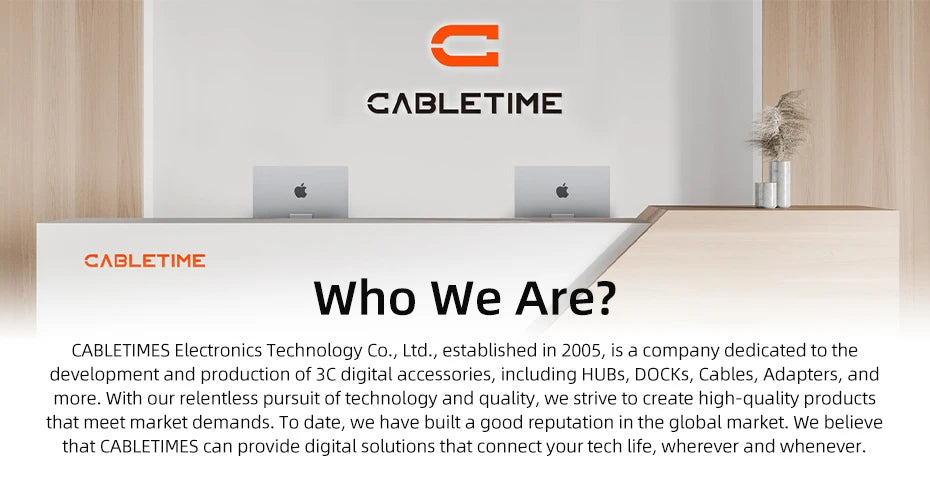 CABLETIME 16 IN 1 USB C Docking Station 4K HDMI-compatible M.2 SSD Enclosure Ethernet 100W PD Dock Hub SD/TF Working Station