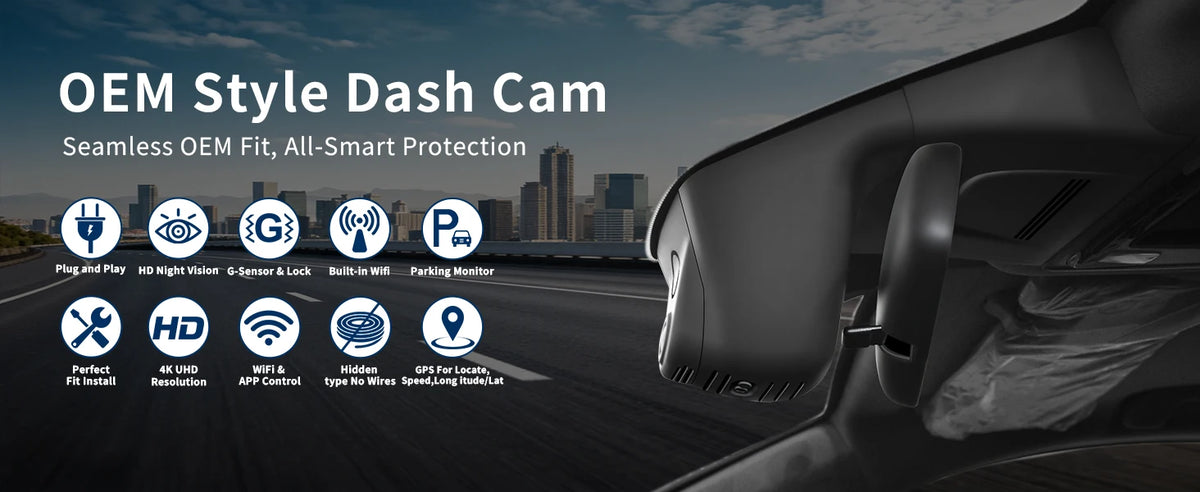 Mangoal 4K Dash Cam for Honda CR-V & CR-V Hybrid Gen6 Car Camera Recorder 2023-2026 (Model B) Night Vision WiFi & APP GPS