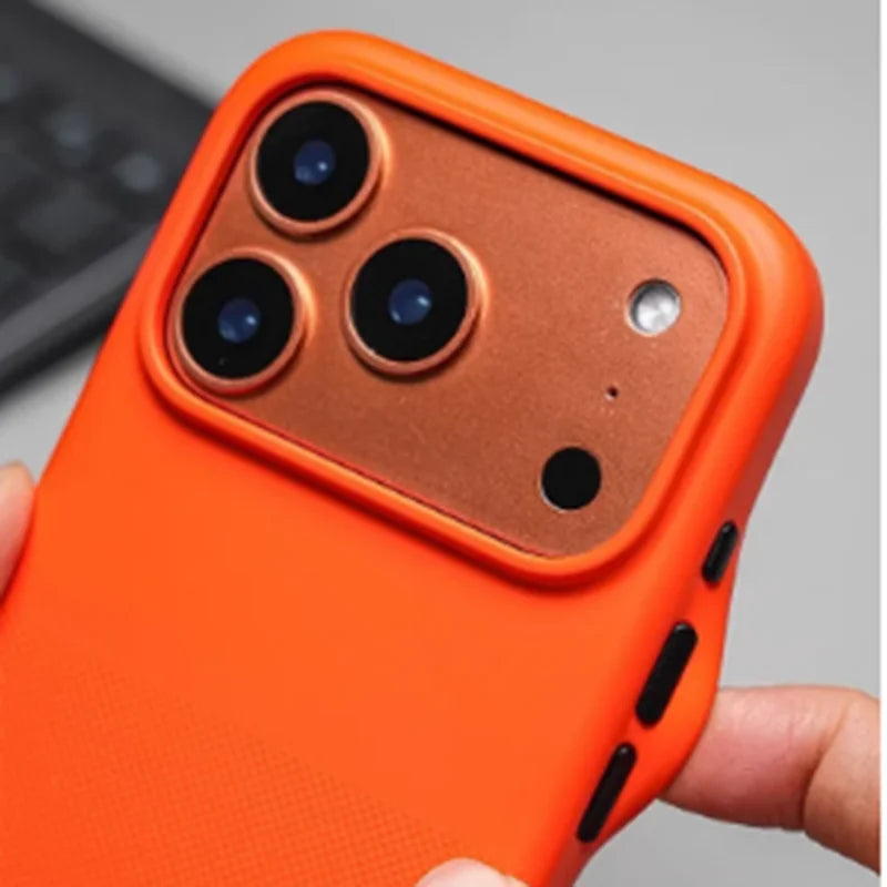 Magnetic Solid Color Protective Case For iPhone 17 16 15 14 13 Pro Max For Magsafe Official Website Camera Button Matte Cover