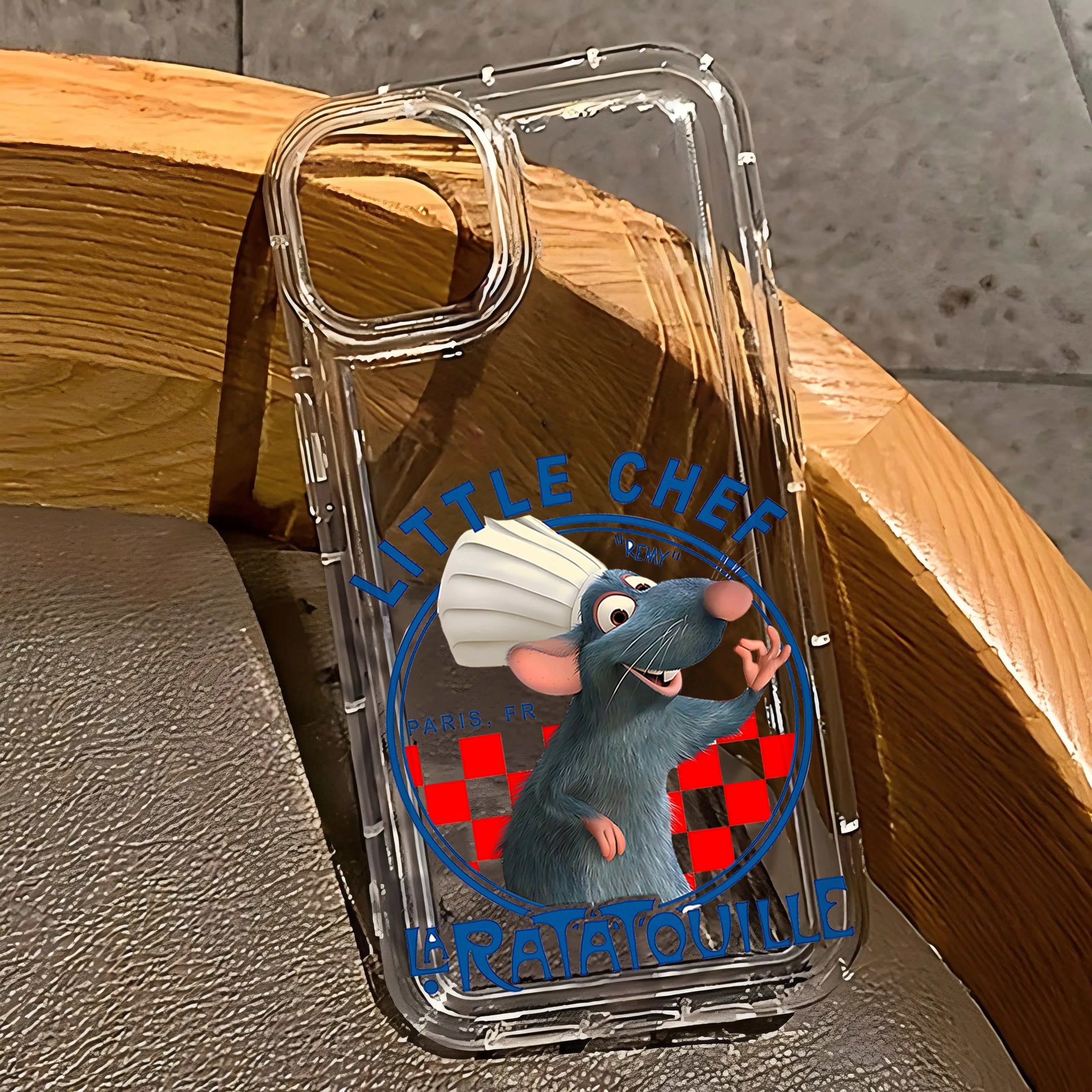 Cartoon Ratatouilles Phone Case for iPhone 17 16e 16 15 14 13 12 11 Pro Max 7 8 Plus X XR XSMax Airbag Anti Fall Clear