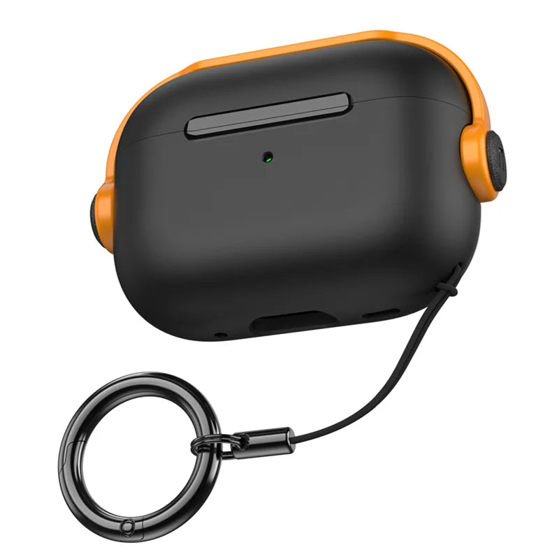 Protective Case For Apple Airpods 1 2 3 4 Pro2 air pods Wireless Bluetooth Earphone Cover Sleeve Headphone Bag With Phone Holder