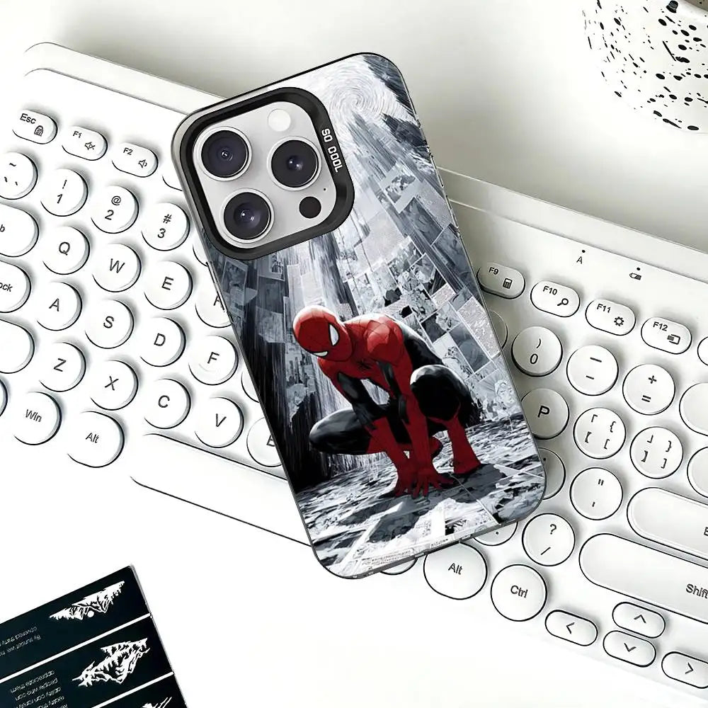 Cool S-Spider-Man-S Phone Case For IPhone 17 16 15 11 12 13 14 Pro Max 16 Plus 12 Mini 7 8 XR XS 15Pro MAX Cove