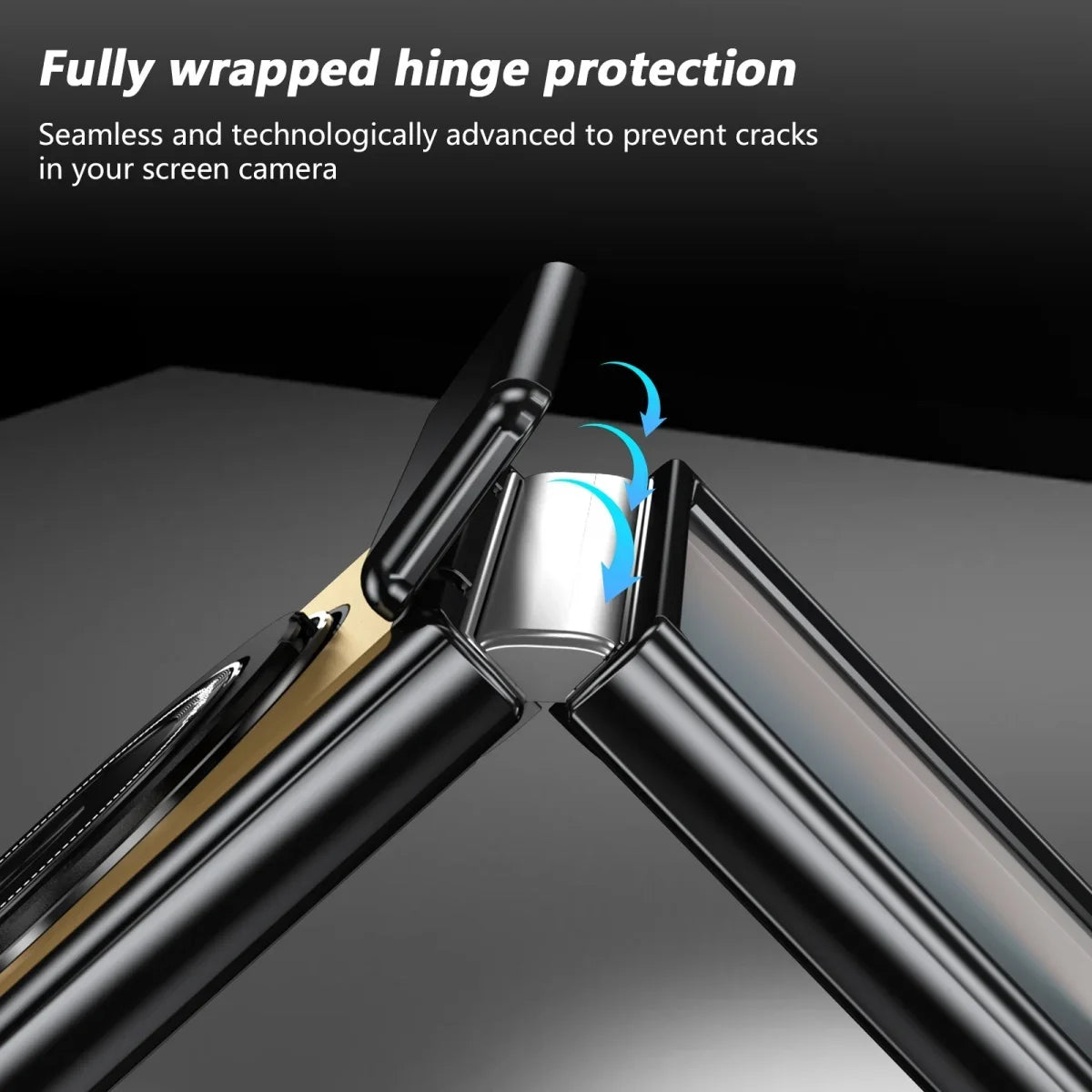360° Rotating Ring Stand Magnetic Hinge Protective Phone Case for Samsung Galaxy Z Flip 8 7 FE 6 5 4 3 with Screen Film Cover