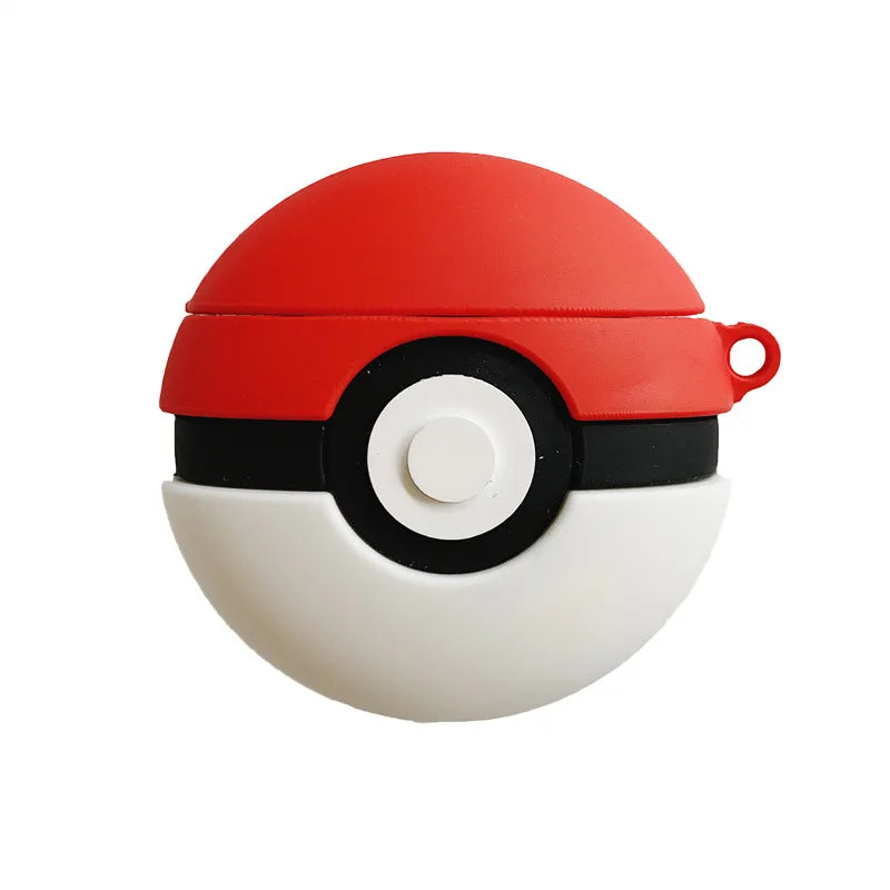For Airpods Pro 3 Case 2025,Pokemon Ball Silicone Earphone Cover For Airpods Pro 2 Case/Airpods 4 3 2 1 Case Funda