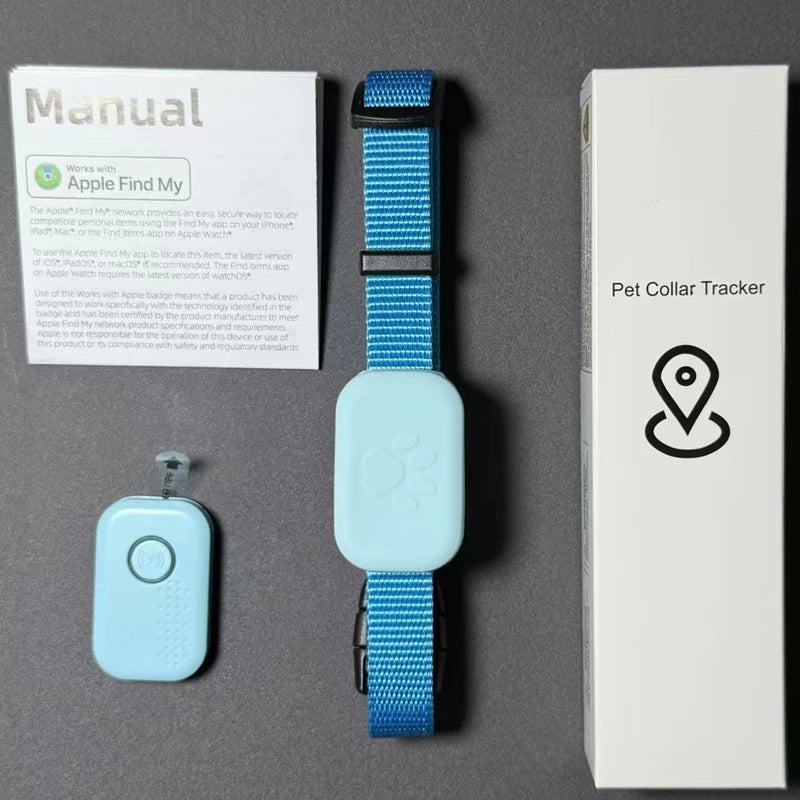 OnePlus Remote Pet GPS Tracker Real-Time Tracking Movement Alert Waterproof  AntiLost  Dog Cat Global Locator for Apple Find APP