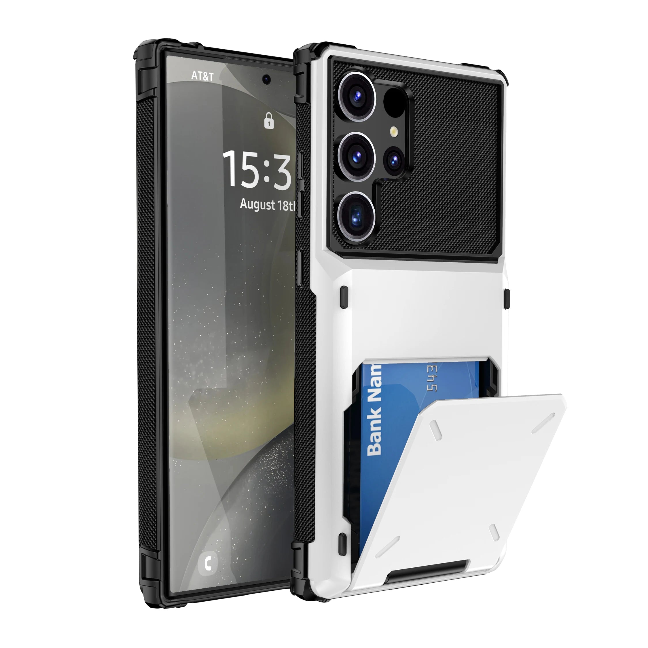 Wallet Card Slots Case for Samsung Galaxy S26 S25 S24 S23 S22 S21 S20 S10 Nore 20 10 FE Ultra Edge Plus Phone Cover Shockproof
