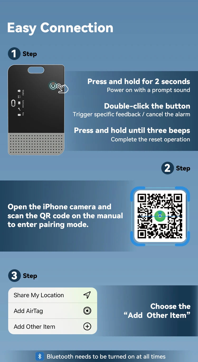 RSH Thin Wallet Card Tracker Wireless Charging Smart Tag Bluetooth Air Tag for Apple Find My APP IOS Keys Suitcase Bag Locator