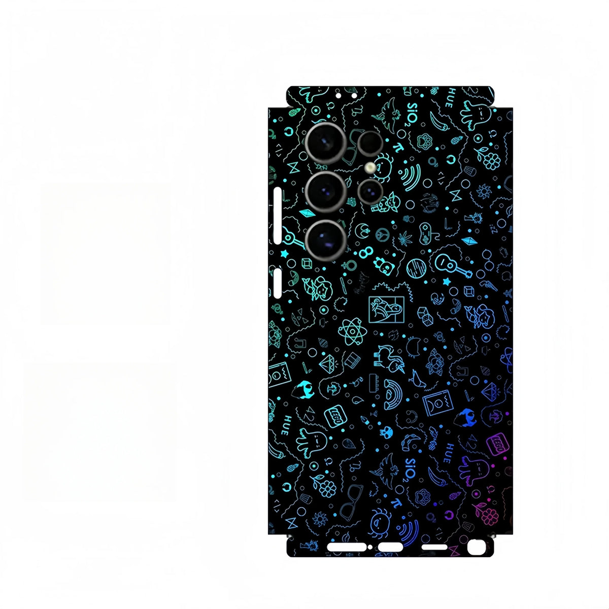 Colorful Decal Skin for Samsung Galaxy S24 S26 S25 Ultra Plus S25 Note20 Back Screen Protector Cover Wrap Stones Sticker
