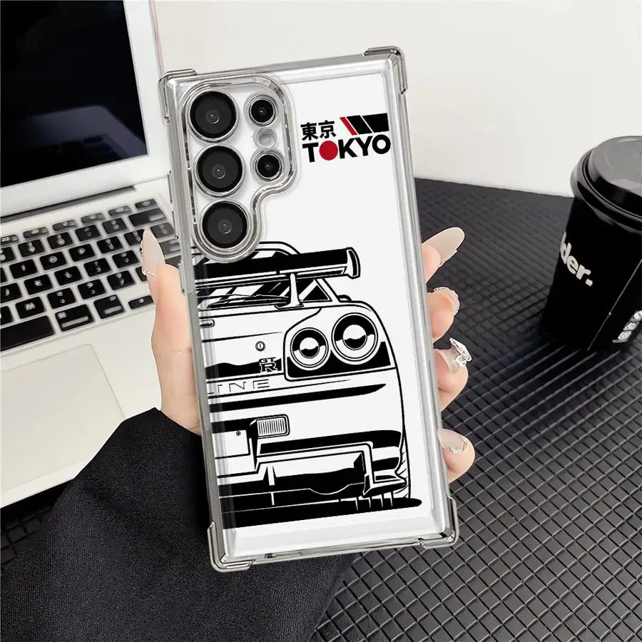 Phone Cover Case for Samsung Galaxy S25 S22 Ultra S24 S25Edge S23 S20 FE S21 Plus J-D-M Dream Car