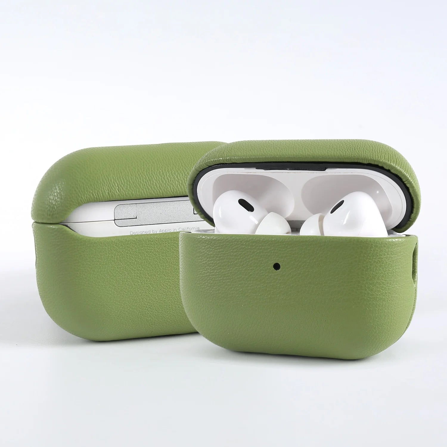 Biobased Eco-Friendly Leather Case For Airpods Pro 3 airpods4 3 Wireless Earphone Box Headphone Bluetooth Hard Protective Cover