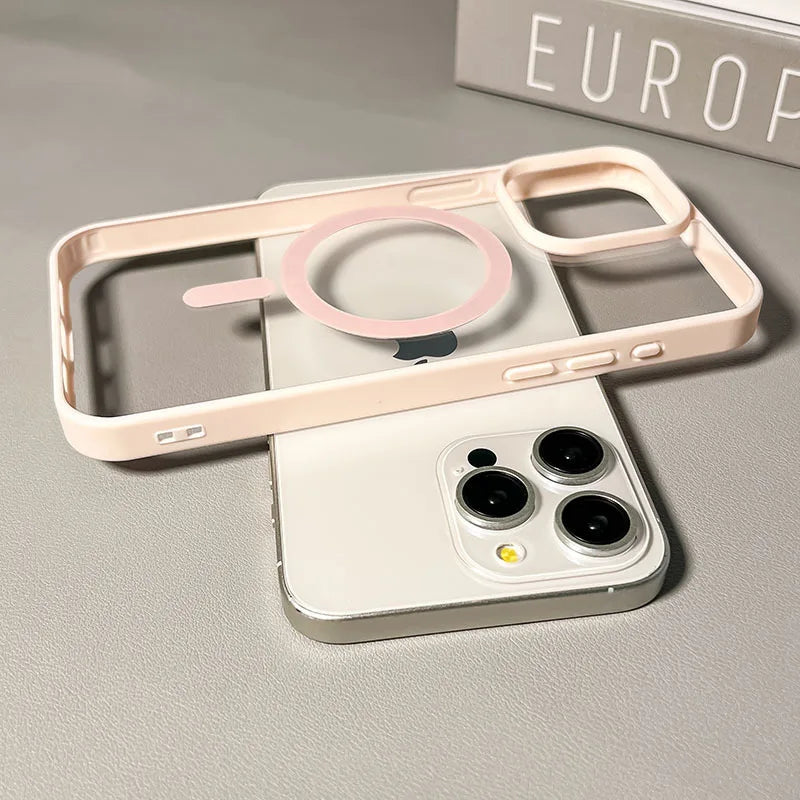 Luxury Candy For Magsafe Wireless Charging Phone Case For iPhone 17 16 15 14 13 12 11 Pro Max 16 Plus 16e 17 Air Magnetic Cover