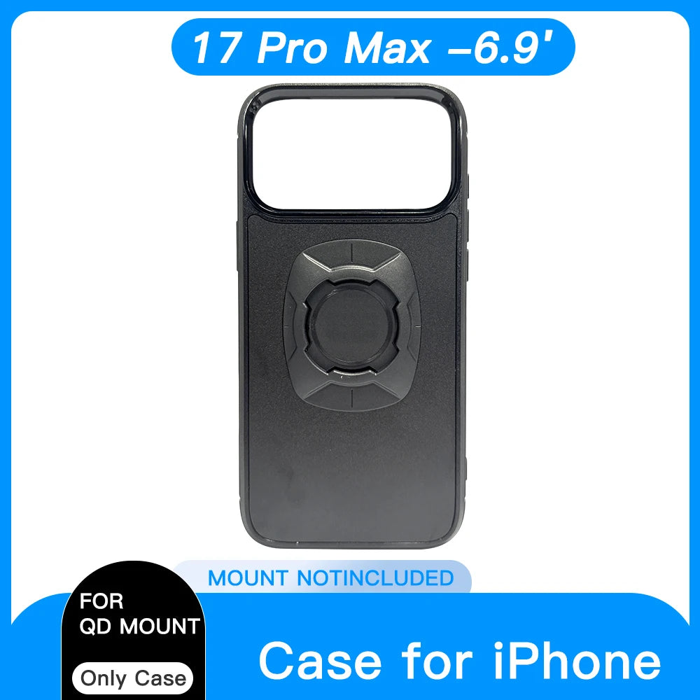Twsit Lock Phone Case Holder MotorCycle Bicycle iPhone case Quick Lock Fit for Quad System Phone Mount/Holder 14 15 16 Pro Max