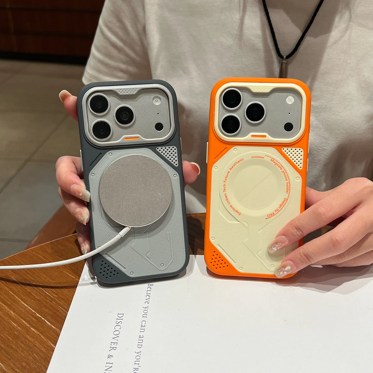 Luxury Hybrid Bumper Armor For Magsafe Magnetic Case for iPhone 18 17 16 15 14 13 12 Pro Max Matte Shockproof Back Rugged Cover