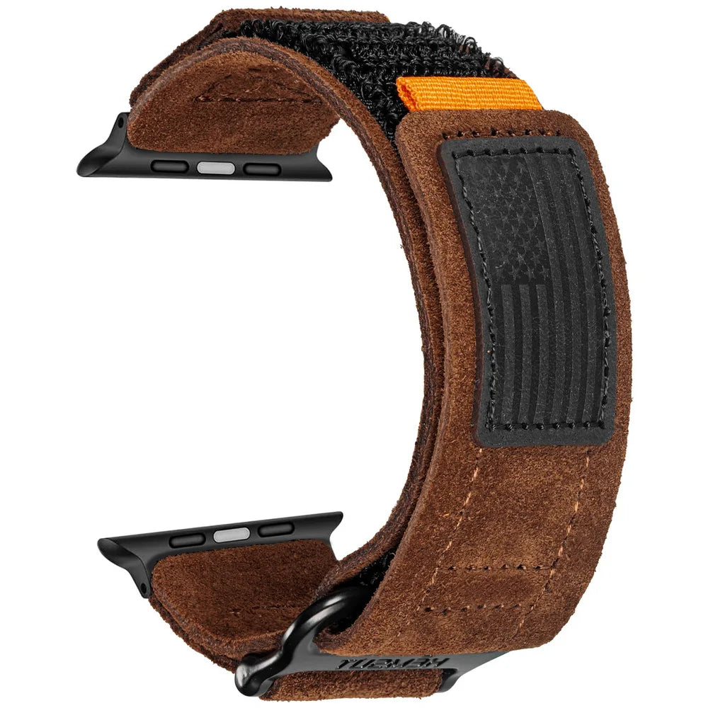 HEMSUT For Apple Ultra Watch Band 49mm Leather Fashions Retro Wrist Straps Compatibility ultra2 Iwatch SE 40 41 42 44mm