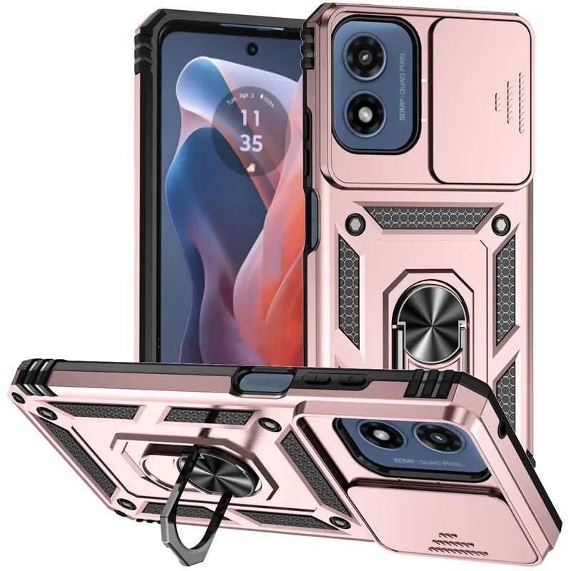 Armor Shockproof Case For Motorola Moto G Stylus 2026 G Play 2024 G Power 5G Edge 2025 Cover Ring Car Holder Shell Coque Funda