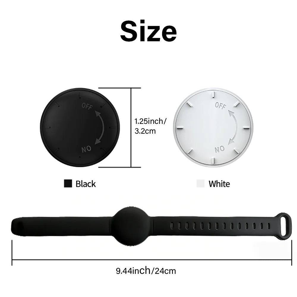 LAXASFIT GPS Tracker 180-Day Standby Global Positioning Location History Find My Device Anti-Lost Alarm for Kids Pets