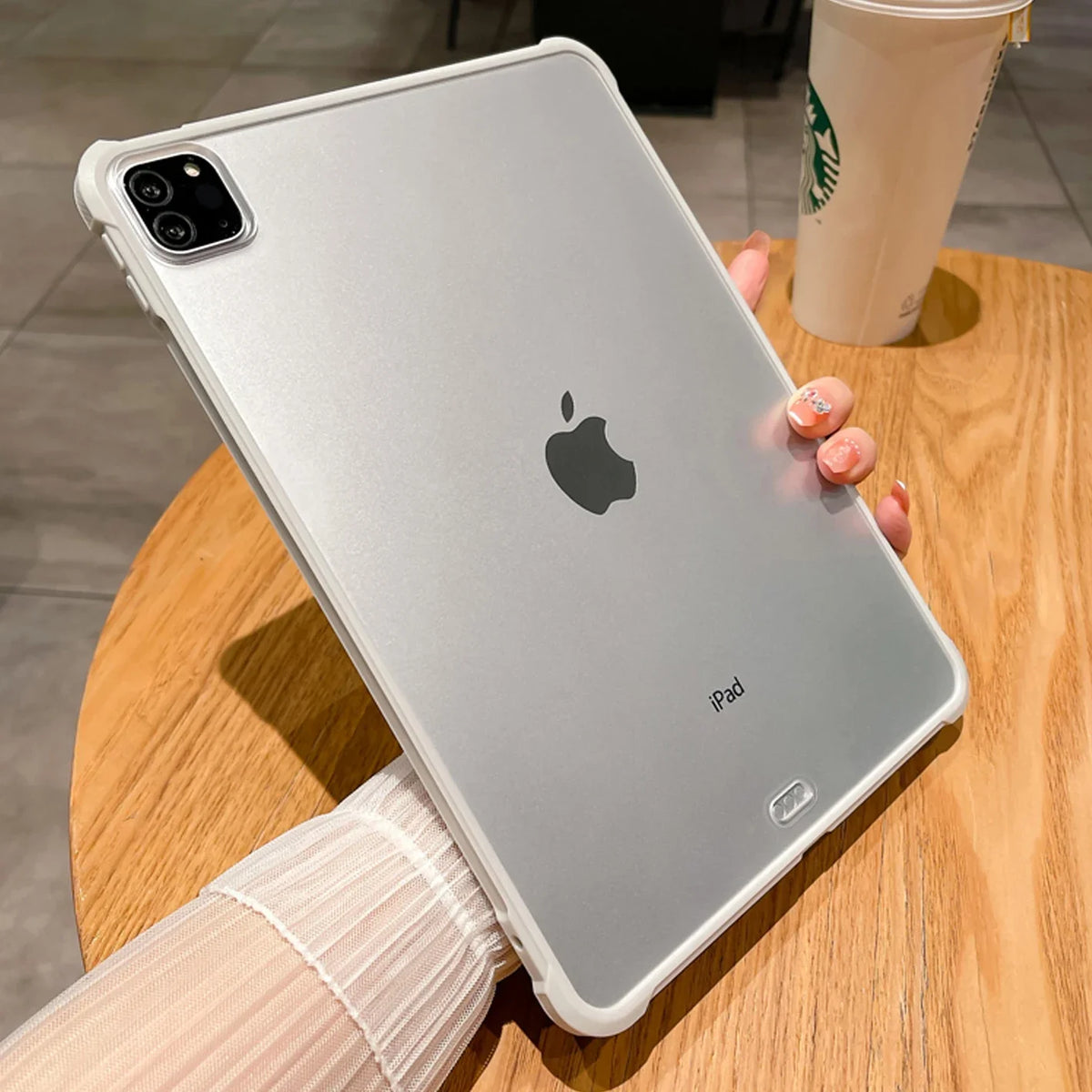 Translucent Matte Case For iPad Case Air Pro 2025 13 11 12.9 Cases 4 5 6 7 8 9 10 Generation 10.2 10.9 inch Mini Funda Cover