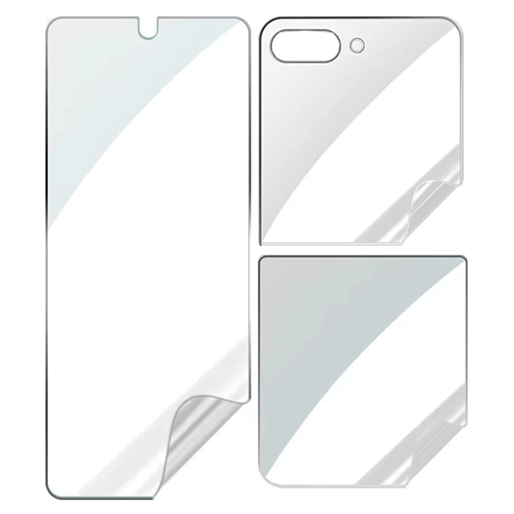 Hydrogel Soft Film For Motorola Moto Razr 70 Plus 70 60 50 40 Ultra 2026 2025 2024 Back Outer Inner Full Body Screen Protectors
