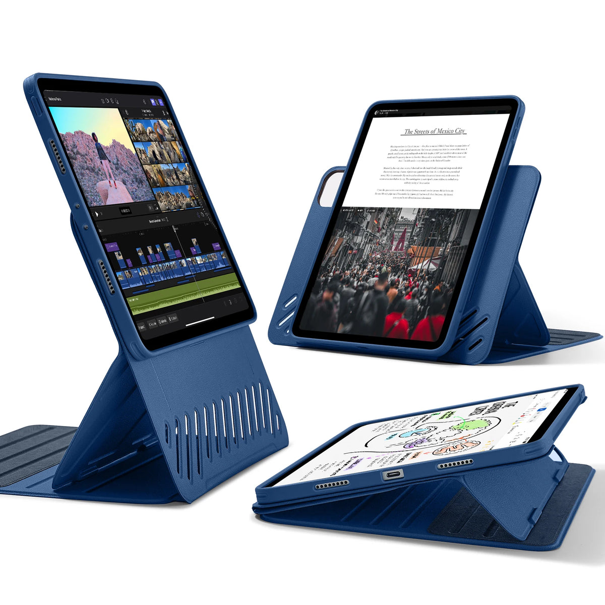 ESR for iPad Pro 12.9 Case(6th/5th)Magnetic Cover Adjustable Stand for iPad Pro 11 Inch Case(4th/3rd/2nd/1st)