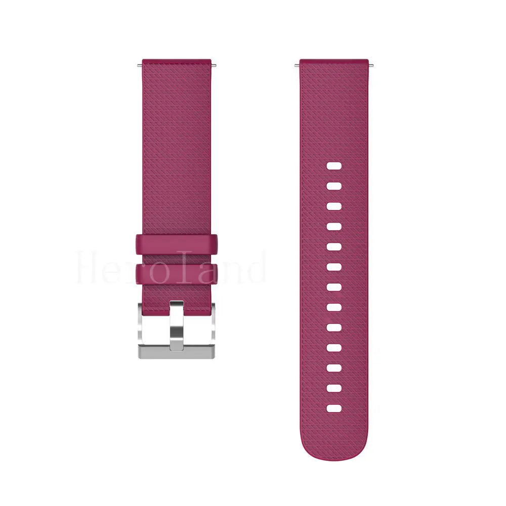 Premium Silicone Watchband WatchStrap Silicone Bracelet Quick Release Rubber Strap WristBand 18mm 20mm 22mm Width Replacement