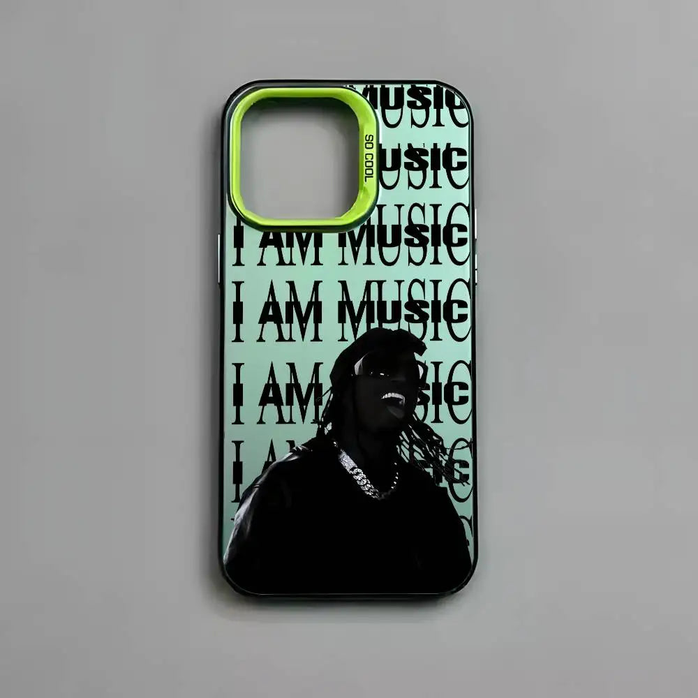 P-playboi Carti I AM MUSIC Phone Case For IPhone 17 16 15 14 13 12 11 Pro Max Air Multicolor Matte Laser Metallic Aurora Funda