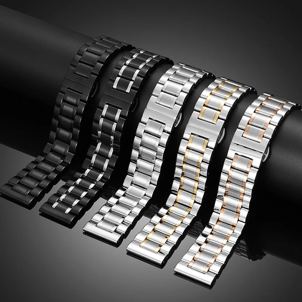 Stainless Steel Strap For Apple Watch Band Series 12/11/10/9/8/7/6/5/SE 3 Metal Bracelet For iWatch Ultra 4 49mm 45mm 44mm 46mm