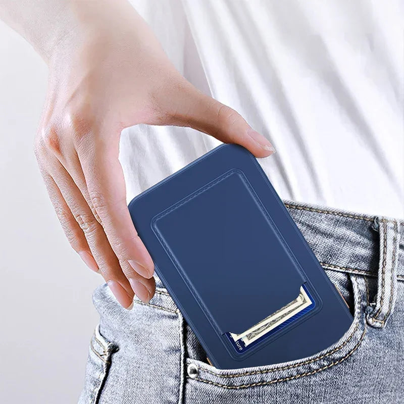 Soft Silicone Card Holder Case For Samsung Galaxy S24 S23 S22 S21 S20 Plus FE Note 20 Ultra A51 A71 A54 Slot Wallet Back Cover