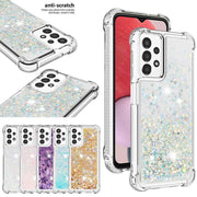 Glitter Liquid Quicksand Case For Samsung S24 Soft Cover For Galaxy S23 S22 Ultra S21 S10 S9 PLUS S20 S23 S21 FE Transparent