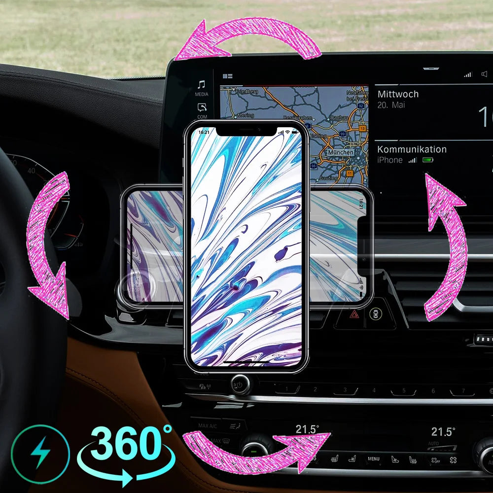 For BMW 3 Series G20 2019 2020 2021 2022-2025 Car Phone Holder Car Wireless Charging Magnetic MagSafe Holder Car Phone Charger