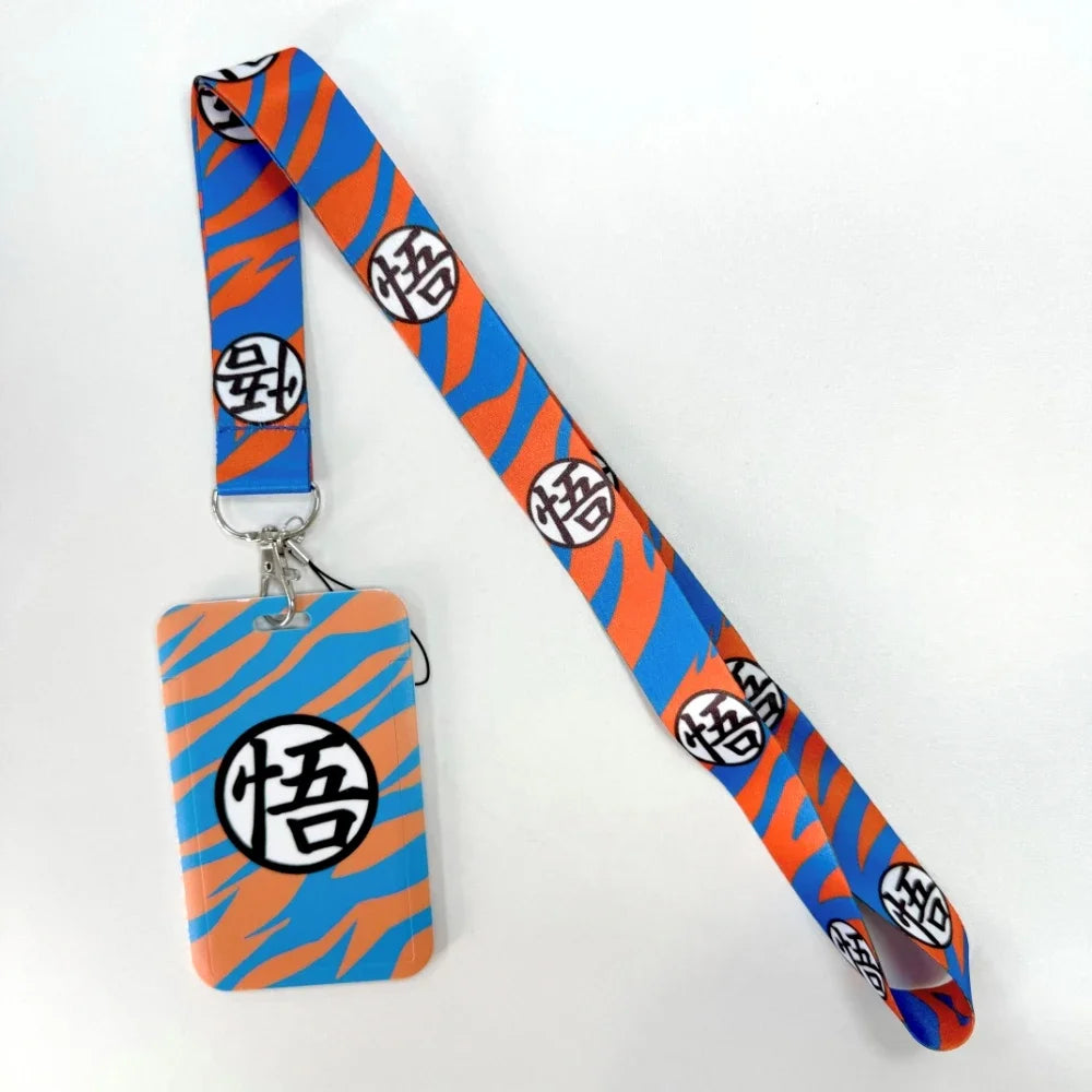 Lanyards Keychain Animated Cartoon Badge Holder ID Credit Card Pass Hang Rope Lanyard For Keys Anime Accessories Gifts