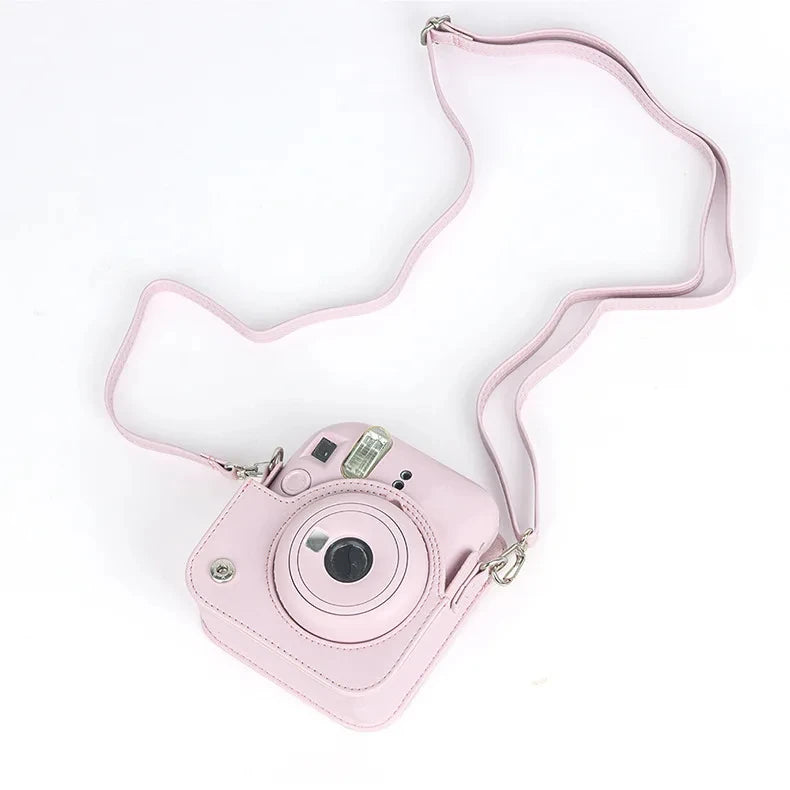 For Instax Mini 12 Camera Case PU Leather Soft Protective Case Trave Bag for Fujifilm Film Camera Bag with Shoulder Strap new
