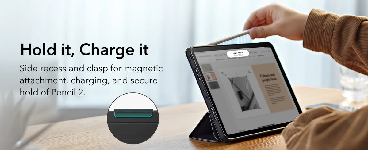 ESR for iPad Pro 12.9 Case(6th/5th)Magnetic Cover Adjustable Stand for iPad Pro 11 Inch Case(4th/3rd/2nd/1st)