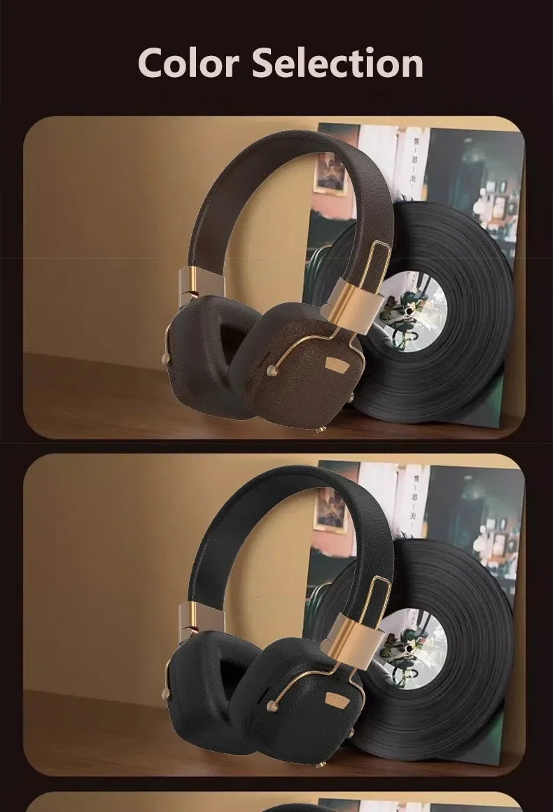 2026 NEW M11 Foldable Wireless Bluetooth Headsets Headset Gamer Choice Retro Over Ear Headphones DJ Stereo Sounds Bluetooth