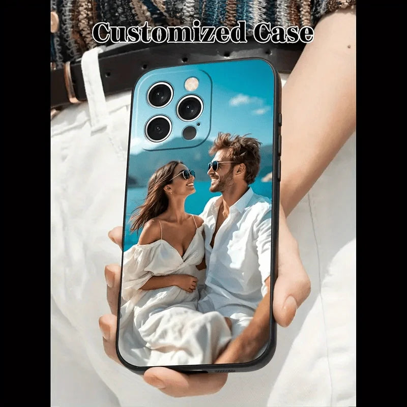 Customized Case For iPhone SE XS XR 7 8 Plus 12 13 15 14 11 Pro Max Mini 17 Air 16E DIY Photo A Variety of Colors to Choose From