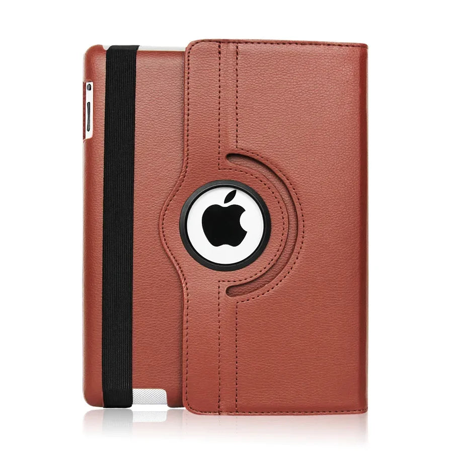 For iPad Pro 12.9 2018 2020 2021 2022 2015/2017 Smart Leather Case 360° Rotation and Sleep Wake Function Protective Shell