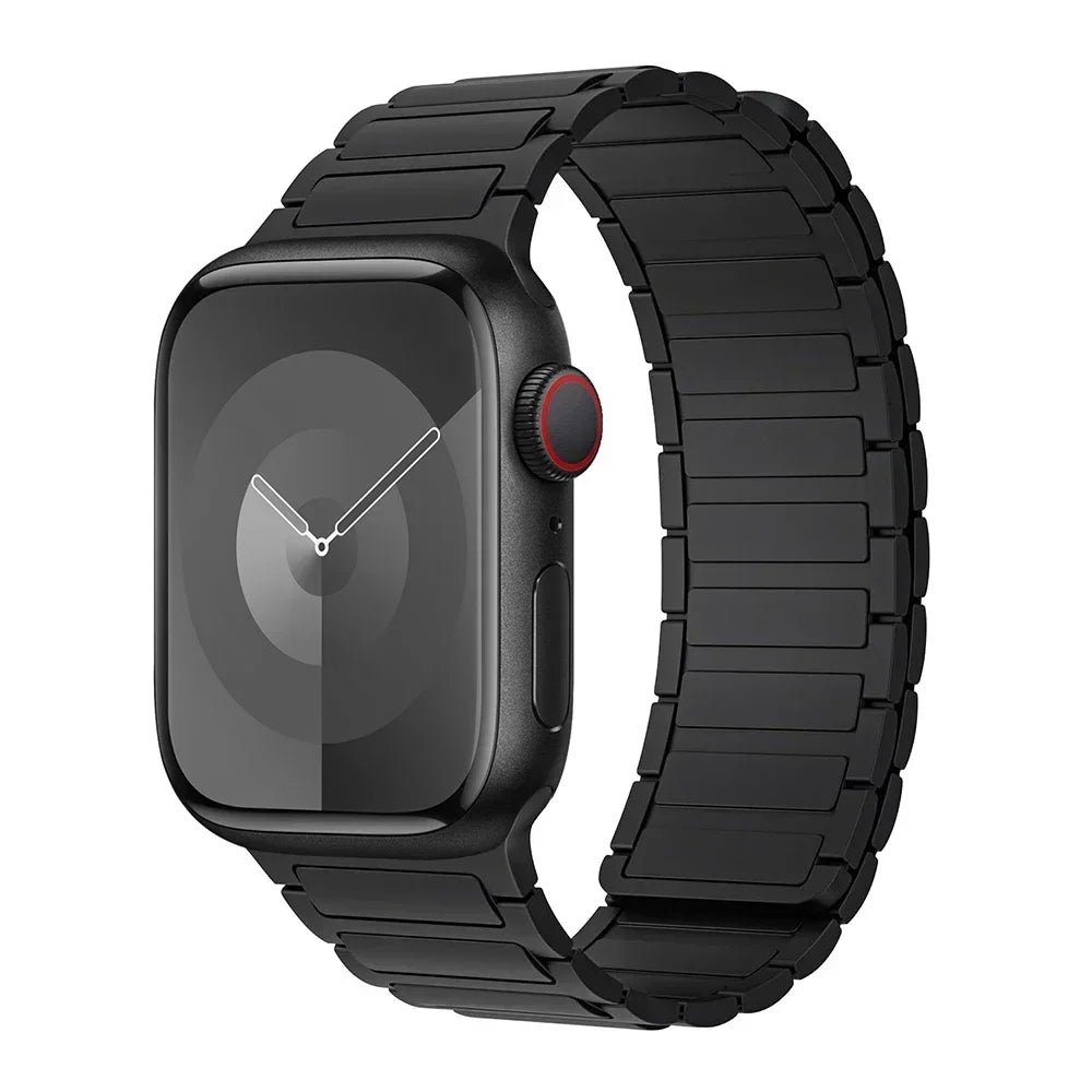 Hot Magnetic Loop For Apple Watch Bands 44 40 49 45 41 38mm Silicone Bracelet iWatch Series 11 10 9 8 7 6 5 4 3 Se Ultra 3/2 Str