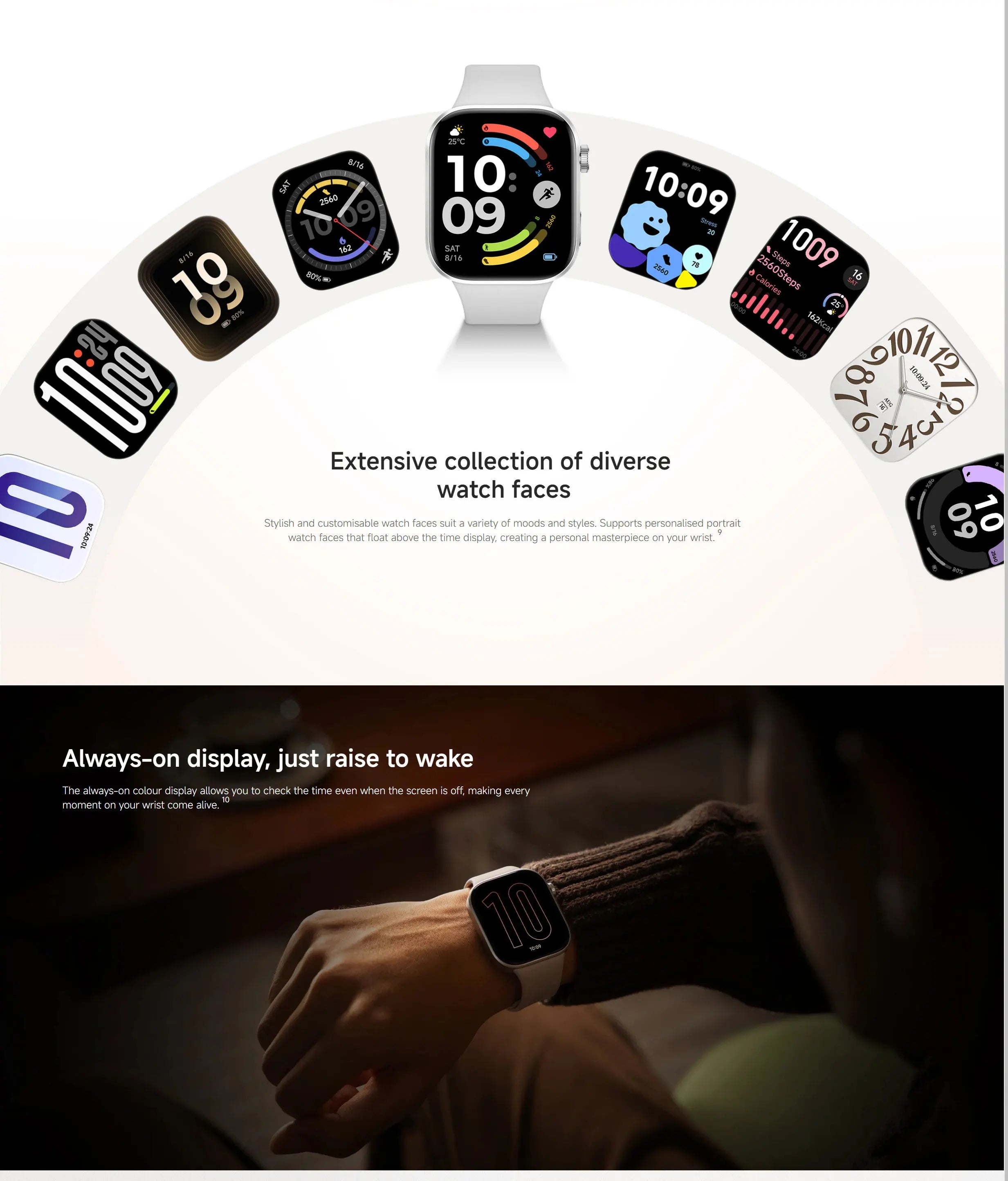 Global Version Redmi Watch 6 2.07" AMOLED Screen 550mAh Battery 150+ Sports Modes 5ATM Water Resistance Xiaomi HyperOS 3