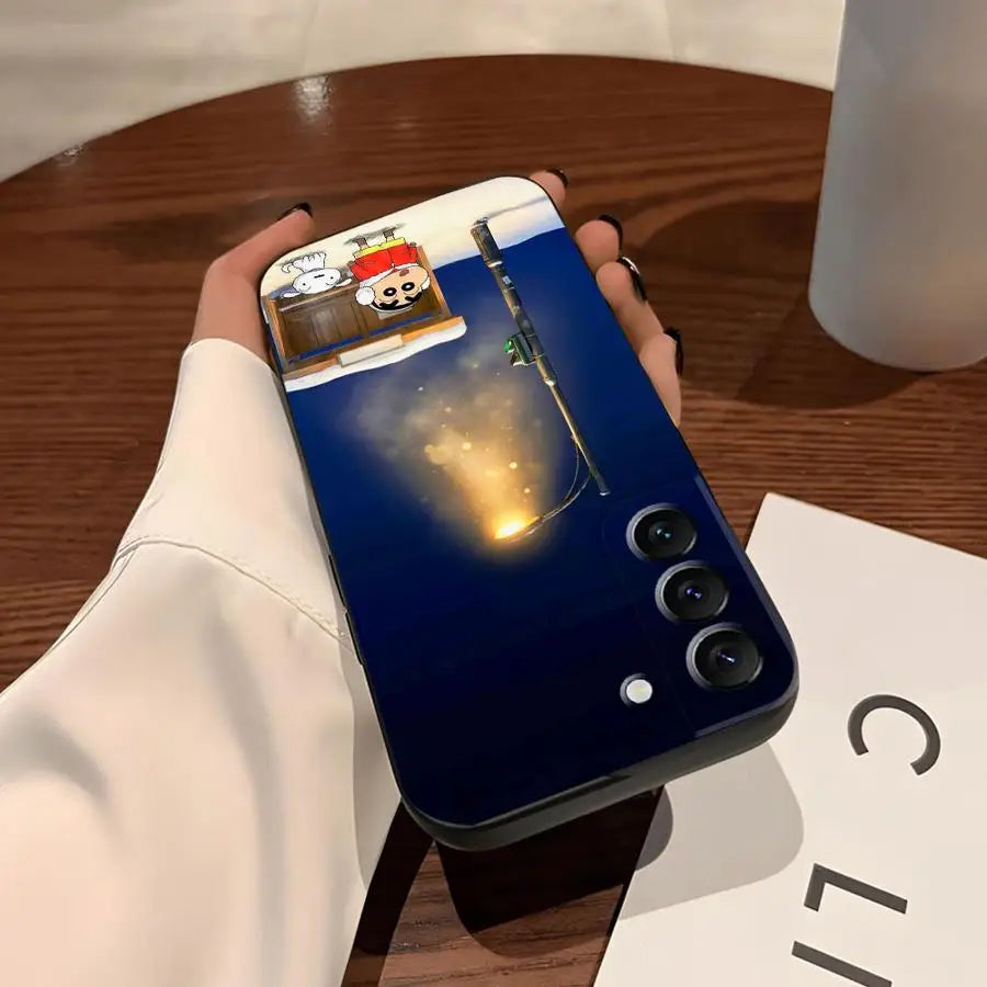 Funda Phone Cover Case for Samsung Galaxy S26 Ultra S20 Ultra Note 20 8 9 10 S24 S10 S9 S25 Plus S23 S21 FE Cra-yons Shin-chans