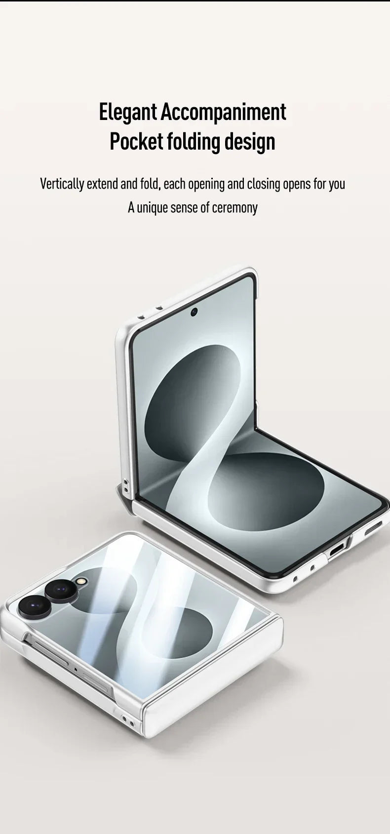 Magnetic Wireless Charging Matte Case For Samsung Galaxy Z Flip 8 7 With Rotating Bracket Hinge Tempered Film Shockproof Cover