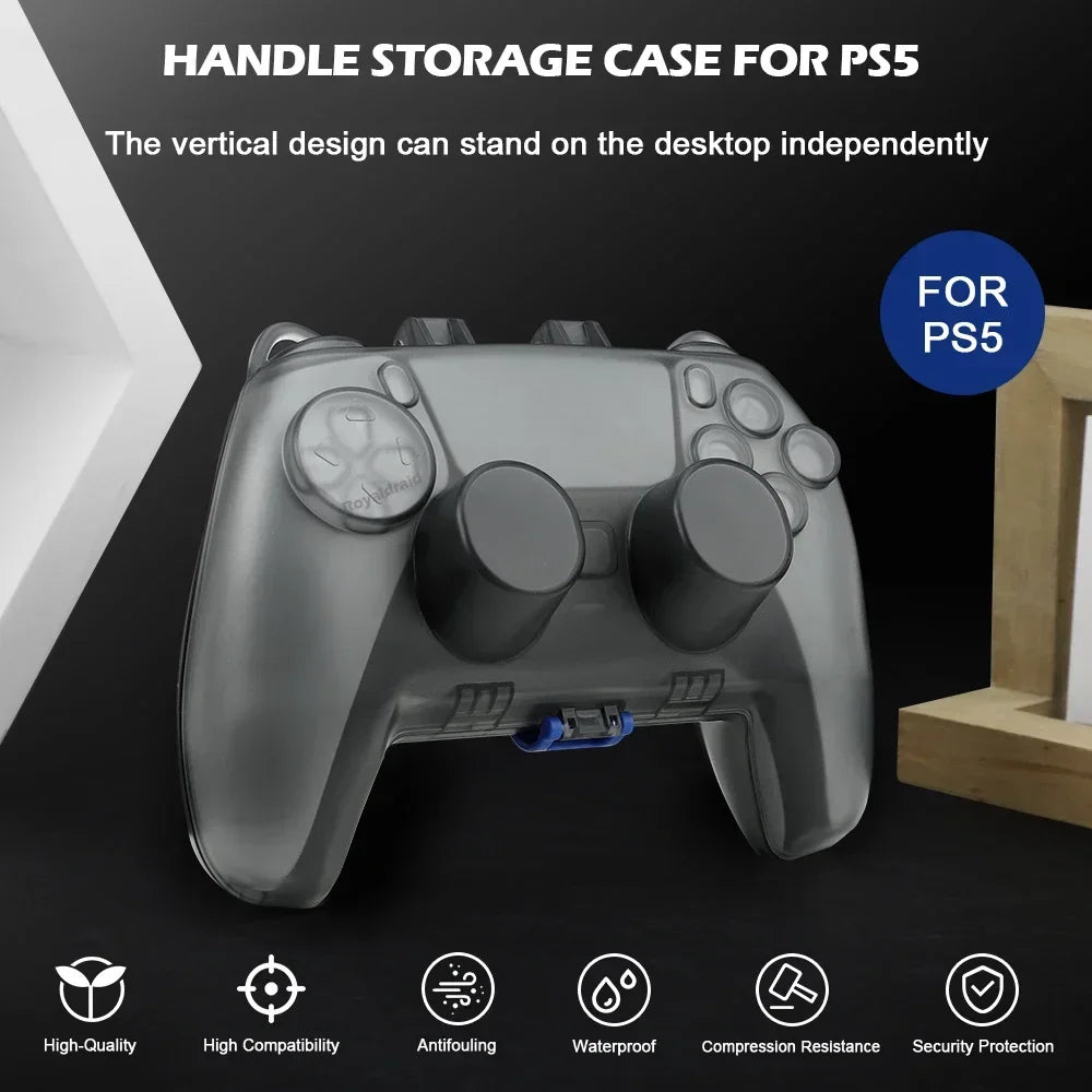 Transparent Handle Protective Storage Case for XBOX Series S/X Controller Dust-proof Cover Shell for PS5/Switch Pro Gamepad